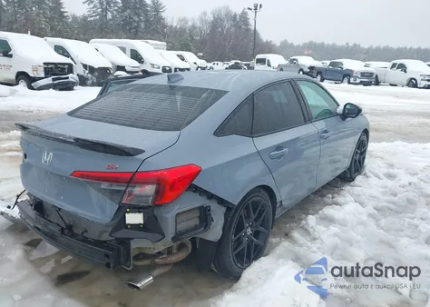 2022 Honda Civic Si Sedan z USA, uszkodzony, nr VIN 2HGFE1E50NH470751